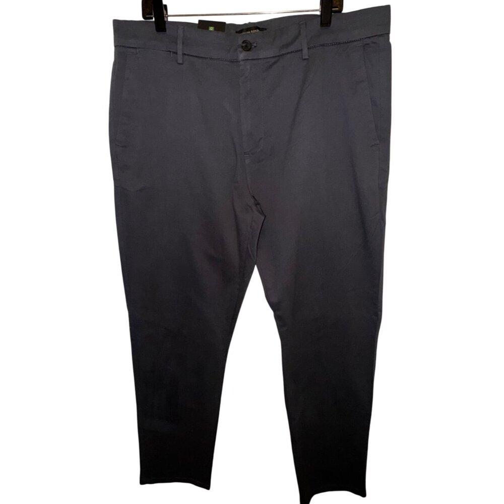 Banana Republic Mens 38x34 Gray Chino  Straight Fit Slim Pants Slacks Grey New